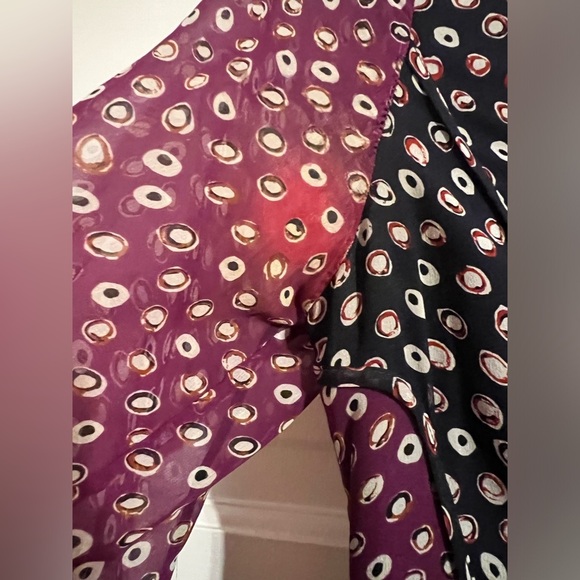 DIANE VON FURSTENBURG • IVETTA SILK BABYDOLL DRESS - Picture 9 of 10